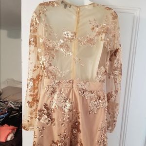 Gold fashion nova ROMPER